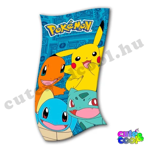 pokémon strandlepedő törölköző