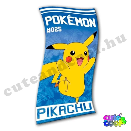 pokémon strandlepedő törölköző