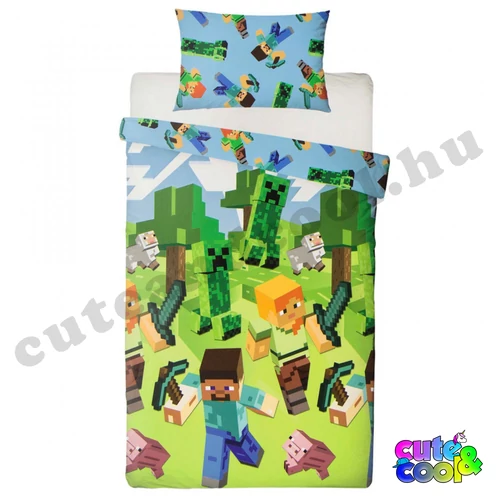 minecraftos gyerekágynemű szett