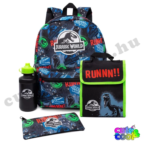 jurassic world iskolatáska szett komplett táska