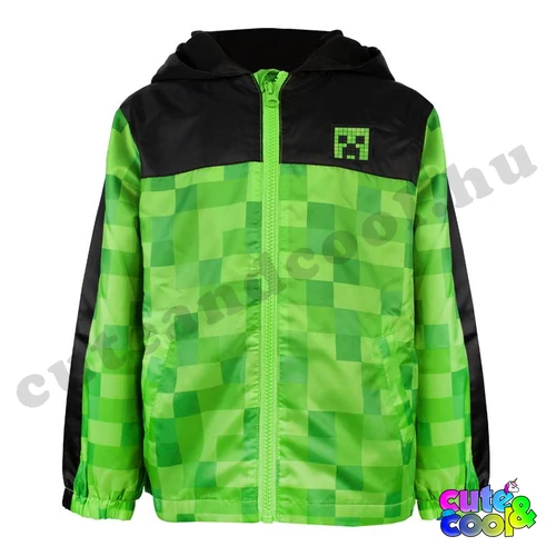 Minecraft gyerek esőkabát széldzseki