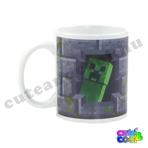 Minecraft Creeper heat-changing mug