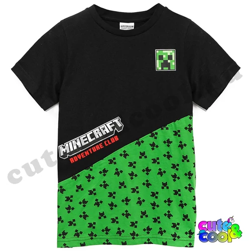 Minecraft pamut gyerek póló