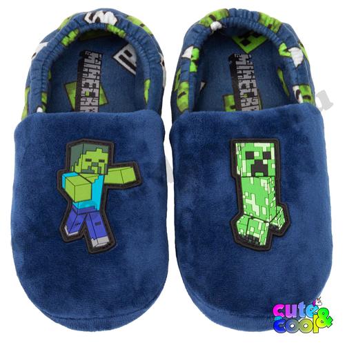 Minecraft slippers size discount 3