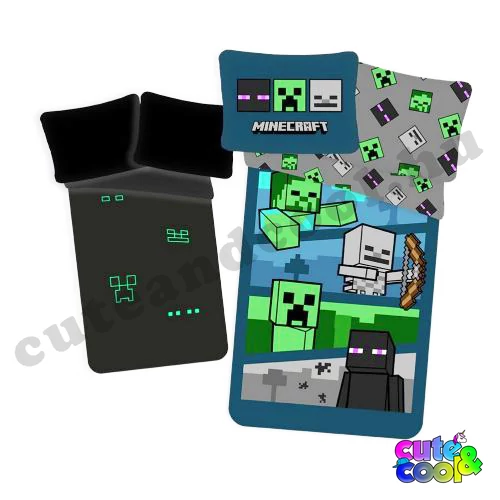 minecraft foszforeszkálós menő ágynemű