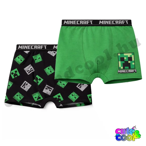 Minecraftos gyerek boxer