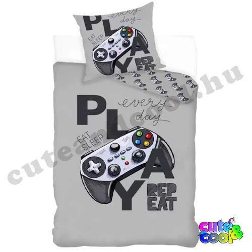 gamer ágyneműhuzat kockáknak