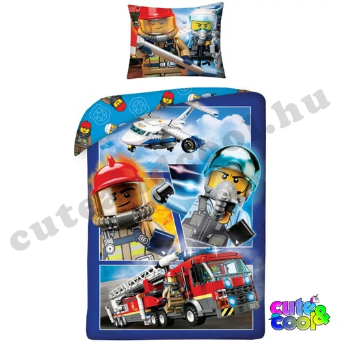 Lego City cotton bed linen