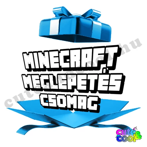 minecraft mystery box ajándékcsomag