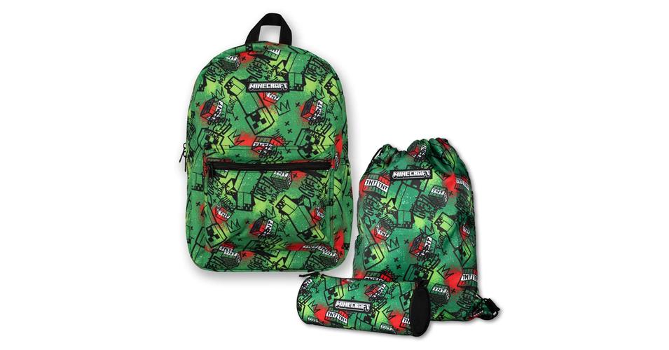 Green minecraft outlet backpack