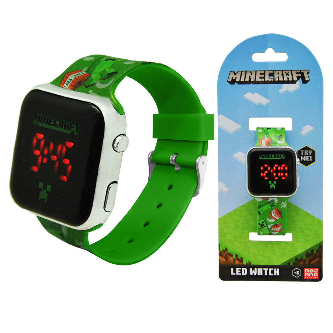 Minecraft Kids LED Watch | Smyths Toys Ireland