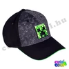 Minecraft Creeper grey-black Baseball cap