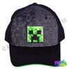 Minecraft Creeper grey-black Baseball cap