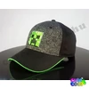 Minecraft Creeper grey-black Baseball cap
