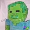 minecraft zombi figura ajándéktárgy