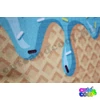 Oh my POP Ice cream USB csatlakozós hátizsák-iskolatáska tornazsákkal