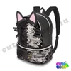 Oh My POP! - Wow Cat sequins backpack