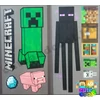 Minecraft large wall sticker pack