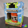 Minecraft ceramic mug and sock gift set