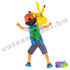 pikachus játékfigura pokémonmesterrel