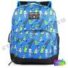 Minecraft Alex-Steve and mobs blue school bag