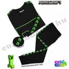 Minecraft Creeper cotton kids tracksuit