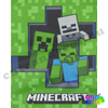 Minecraft green drawstring gym bag