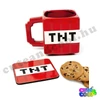 Minecraft TNT ceramic mug with placemat