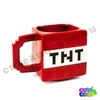 Minecraft TNT ceramic mug with placemat