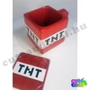 Minecraft TNT ceramic mug with placemat