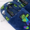 Minecraft Creeper blue slippers