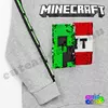 Minecraftos gyerekpulóver