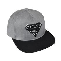 Superman grey snapback cap