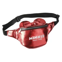 Minnie Mouse red faux leather belt bag