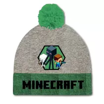 minecraft mintás téli sapka