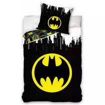 Batman round logo cotton bed linen