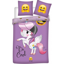Be Cool Emoji Unikcorn cotton bed linen