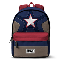 Marvel Captain America USB charge ergonomic school bag