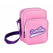 Benetton pink side bag