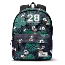 Mickey Mouse tropical USB charge ergonomic school bag