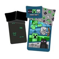 Minecraft Mobok foszforeszkáló ágyneműhuzat -Pamut
