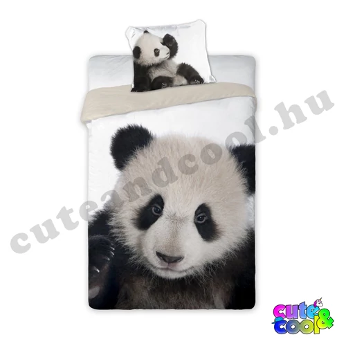 Panda Maci ágyneműhuzat - Pamut