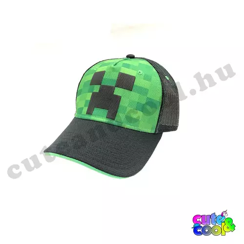 Minecraft Creeper mesh Baseball cap