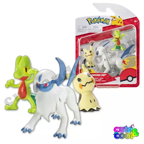 3darabos pokémon figura szett