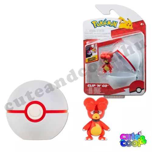 pokémon clip n go harci figura pokélabdéval