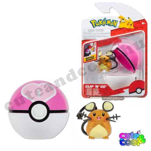 pokémon clip n go harci figura pokélabdéval