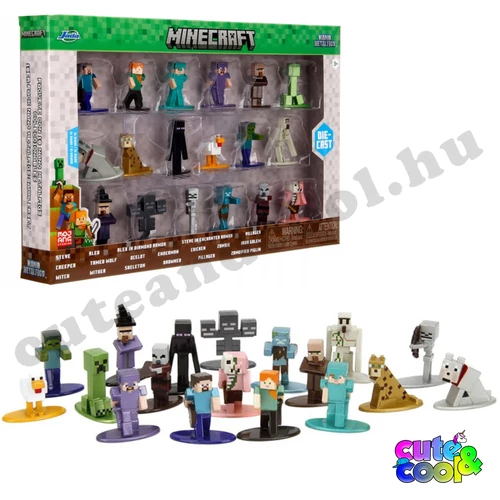 Minecraft játékfigura szett ajándék