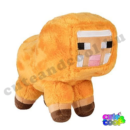 Minecraft yellow Sheep plush toy
