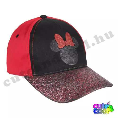 Minnie Mouse glitter baseball cap