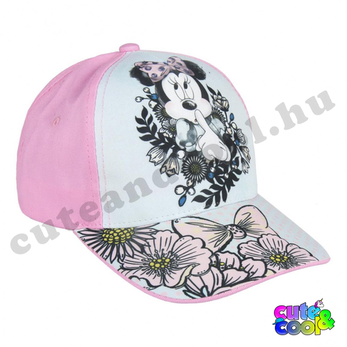 Minnie Mouse pink-white baseball cap